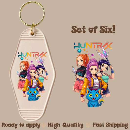 K Hun 2- UV DTF Motel Keychain Decal