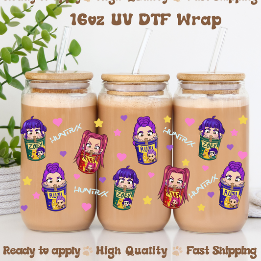 K Hunters -16oz UV DTF Wrap