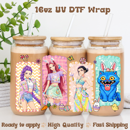 KPDH Easter 3 - 16oz UV DTF Wrap
