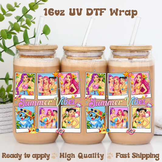 KP Summer Vibes - 16oz UV DTF Wrap