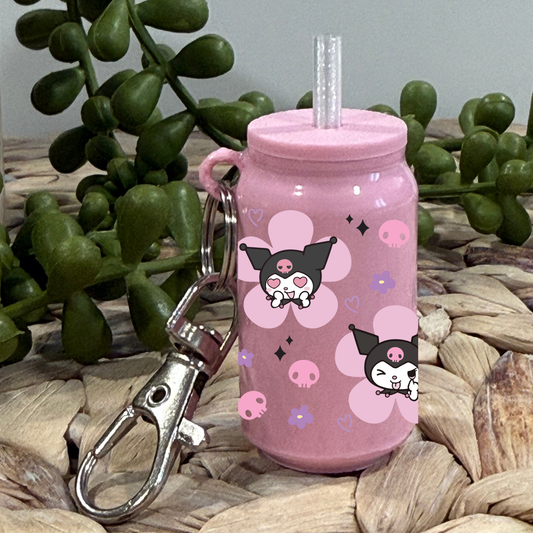 Kur - Glass Can Keychain UV DTF Wrap