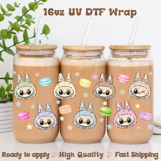 Labu Macarons -16oz UV DTF Wrap