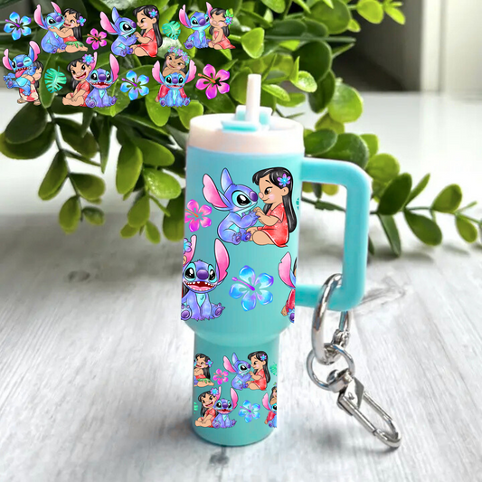 L and Blue  -Mini tumbler wrap