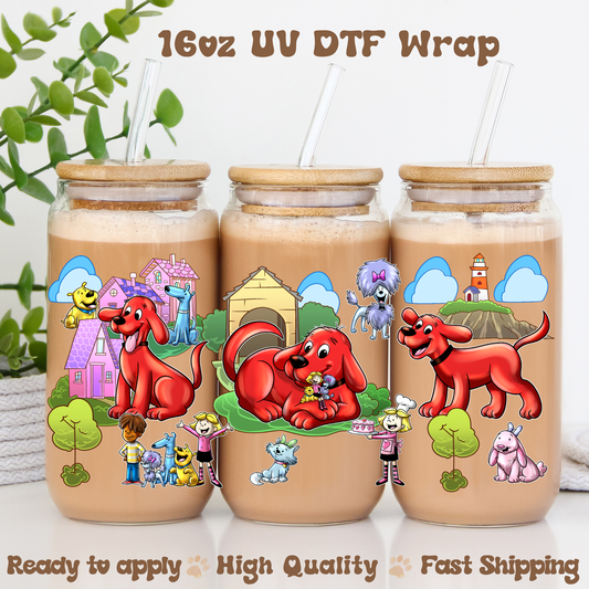 Large Dog - 16oz UV DTF Wrap