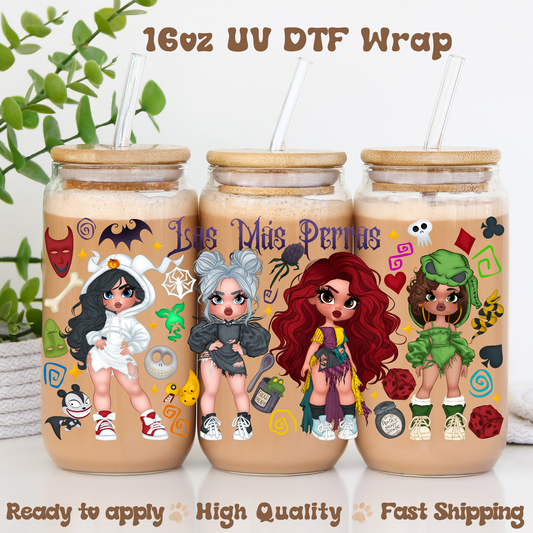 Las Más Perras -16oz UV DTF Wrap