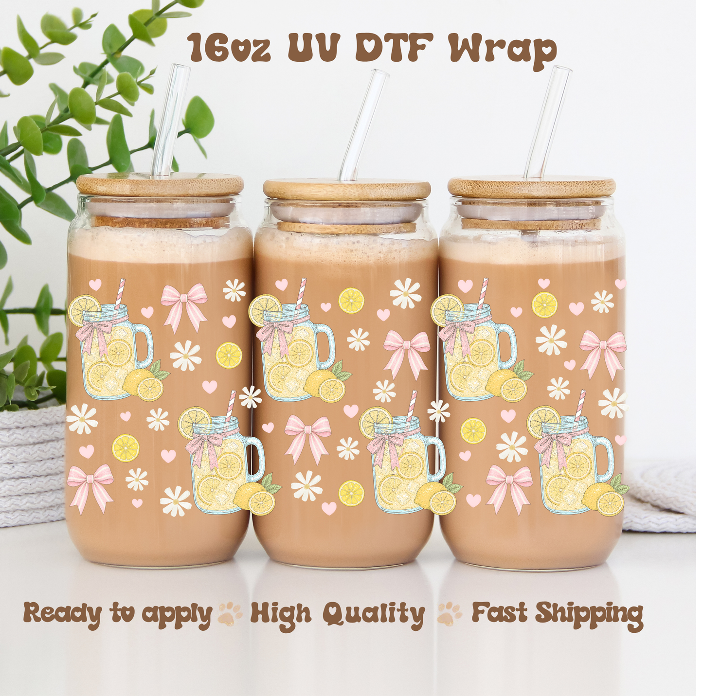 Lemonade - 16oz UV DTF Wrap