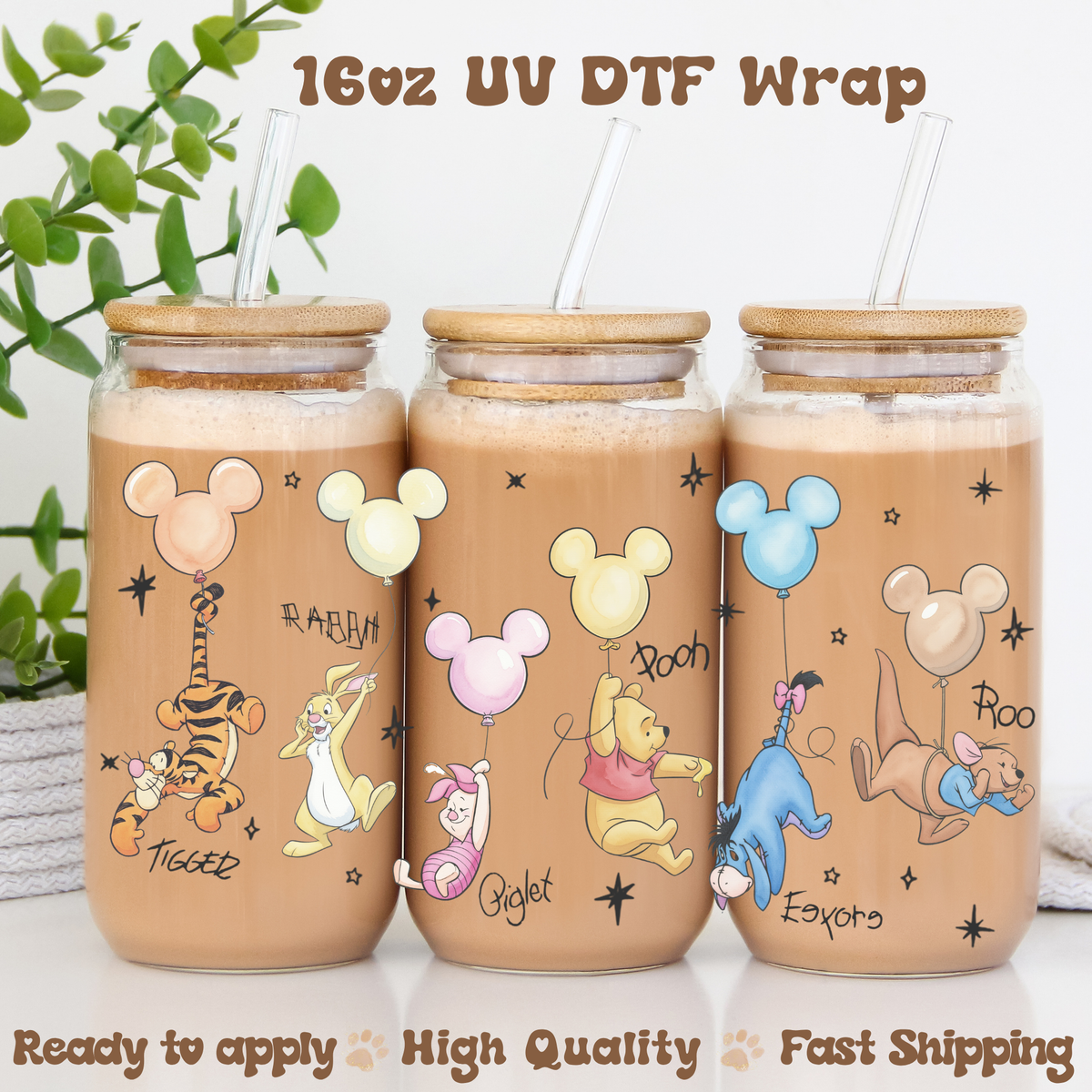 Magical Balloons - 16oz UV DTF Wrap