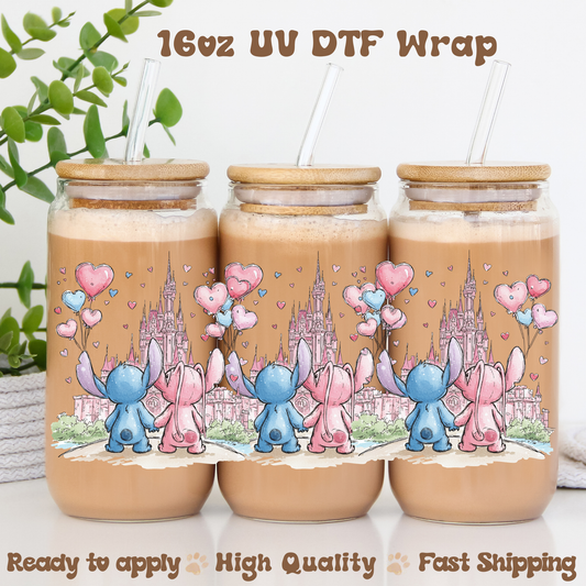 Magic Blue And A   - 16oz UV DTF Wrap