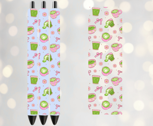 Matcha Girly -UVDTF Pen Wrap