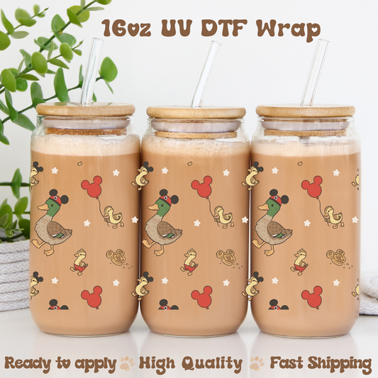 M Ducks   - 16oz UV DTF Wrap