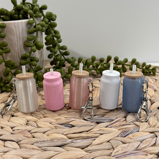 Mini Beer Can Keychain