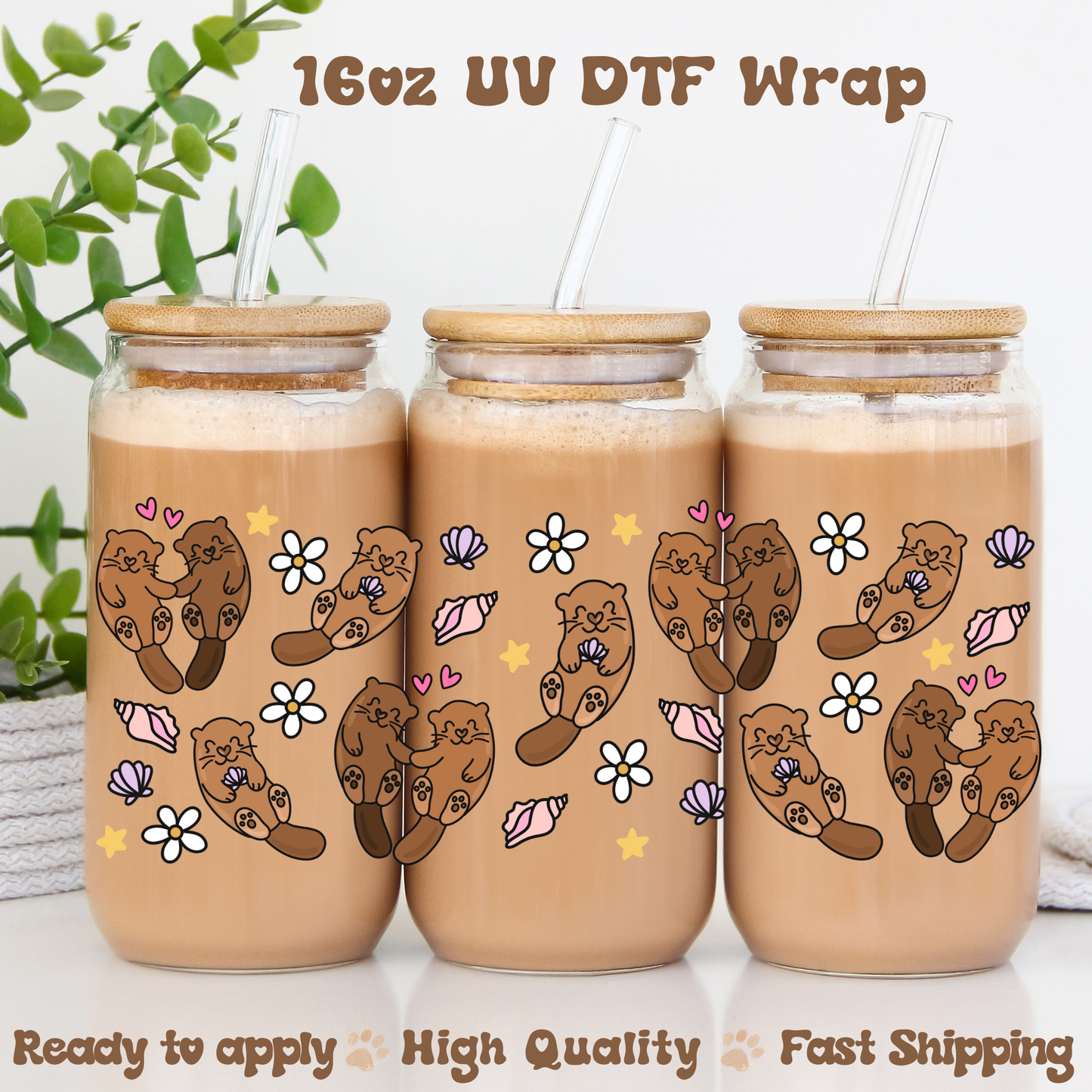 Otters - 16oz UV DTF Wrap