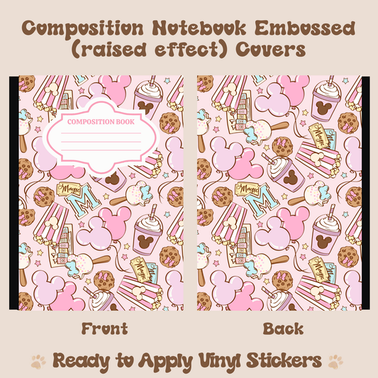 Park Snacks - Embossed Vinyl Notebook Cover