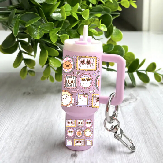Pastel Ghost Frames -Mini tumbler wrap