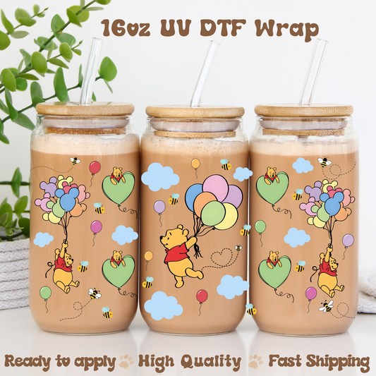 P Balloons -16oz UV DTF Wrap