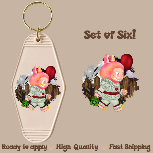 P bubu - UV DTF Motel Keychain Decal