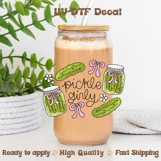Pickle Girly - UVDTF Decal