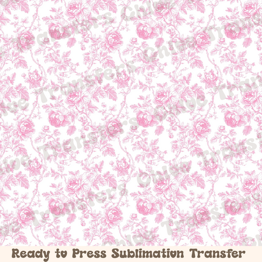 Pink Roses - Sublimation Sheet