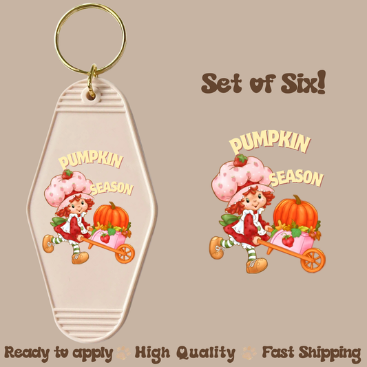 Pumpkin Season   - UV DTF Motel Keychain Decal
