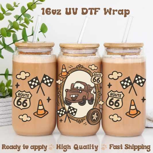 R 66 Brown- 16oz UV DTF Wrap