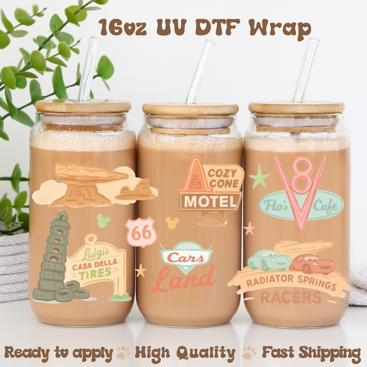 Racers- 16oz UV DTF Wrap