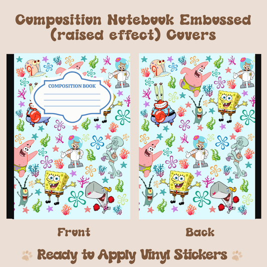 SB - Embossed Vinyl Notebook Cover