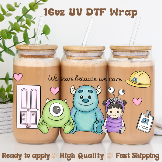 Scare Team- 16oz UV DTF Wrap