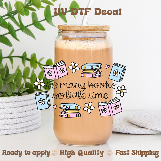 So many books - UVDTF Decal