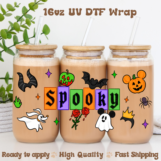 Spooky -16oz UV DTF Wrap