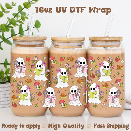 Spring Ghosts - 16oz UV DTF Wrap