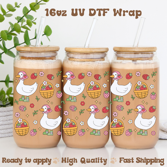 Spring Goose - 16oz UV DTF Wrap