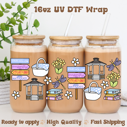 Stars H Spring - 16oz UV DTF Wrap