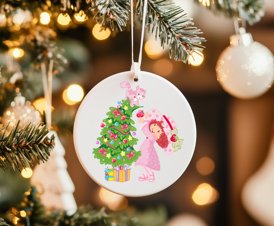 Christmas Strawberry -UVDTF Ornament Decal