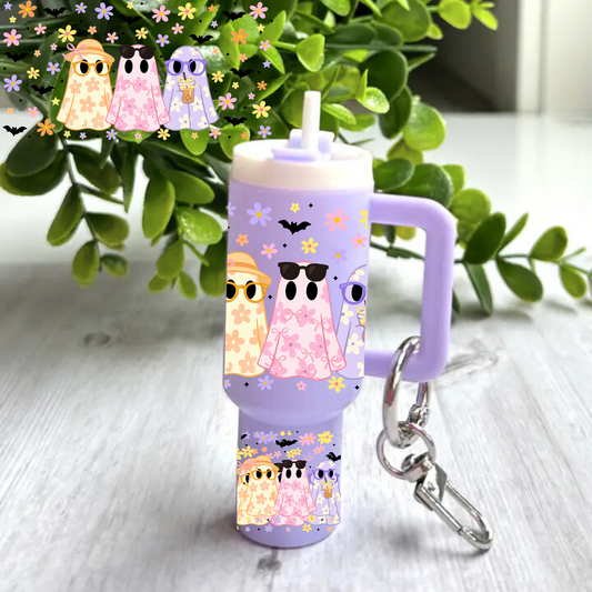 Summer Ghosts And Flowers -Mini tumbler wrap