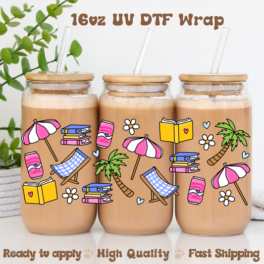 Summer Romance - 16oz UV DTF Wrap