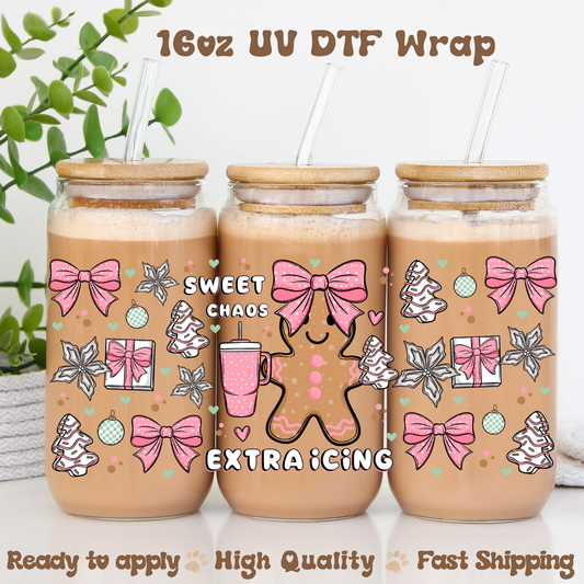 Sweet Chaos -16oz UV DTF Wrap