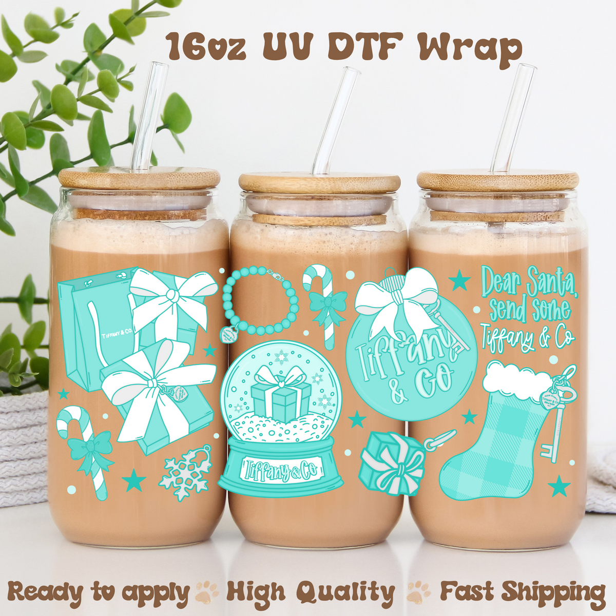 T Christmas  - UV DTF Wrap