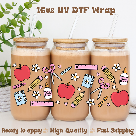 Teach - 16oz UV DTF Wrap