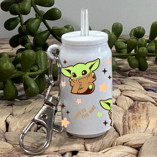 This is The Way -Glass Can Keychain UV DTF Wrap