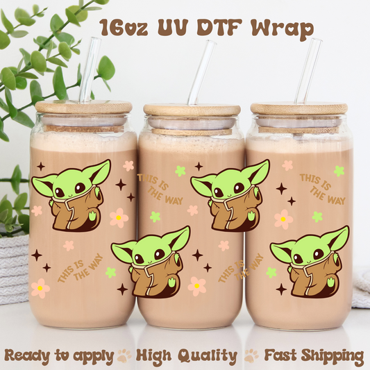 This is the way -16oz UV DTF Wrap