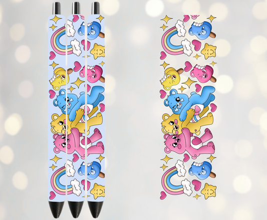 Three Bear Friends -UVDTF Pen Wrap