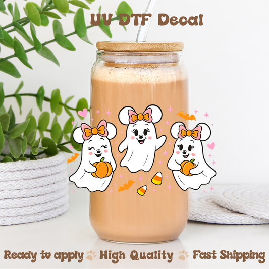 Three Ghosties - UVDTF Decal