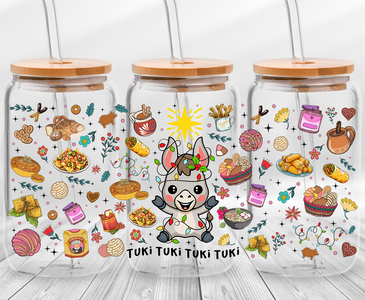 Tuki Tuki  -16oz UVDTF Cup Wrap
