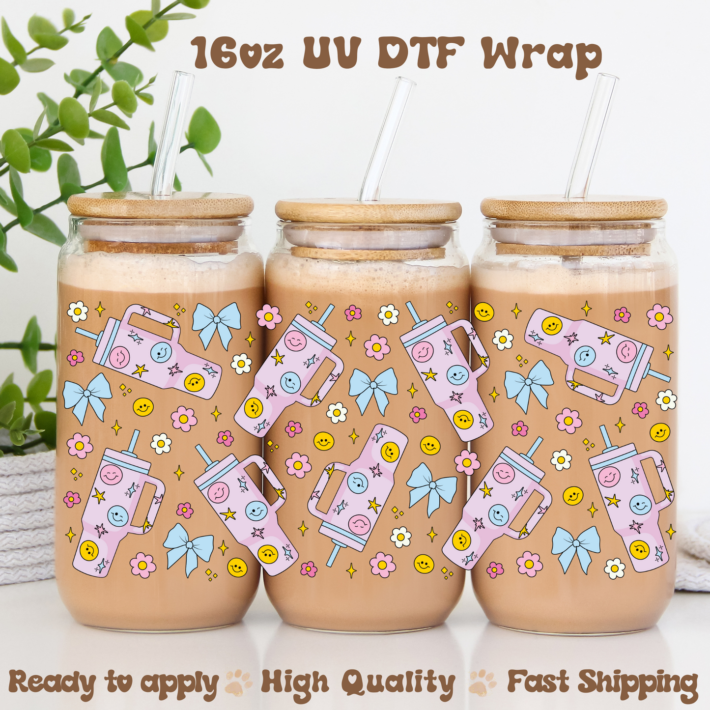 Tumblers - 16oz UV DTF Wrap