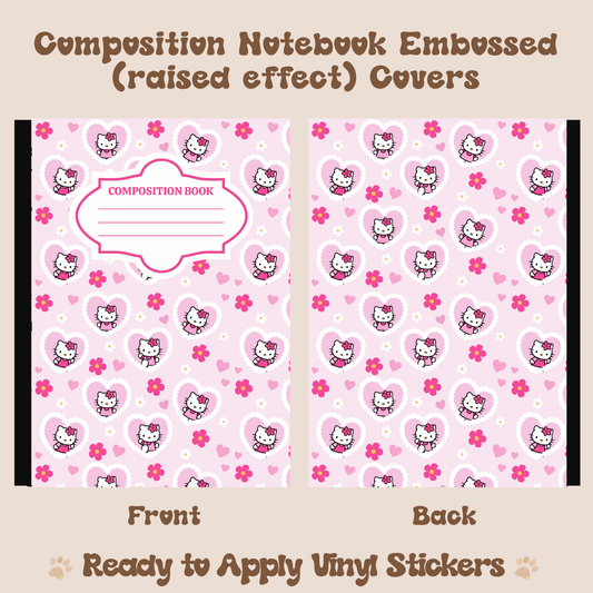 Val Kitty - Embossed Vinyl Notebook Cover