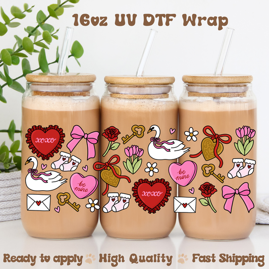 Very Valentine - 16oz UV DTF Wrap