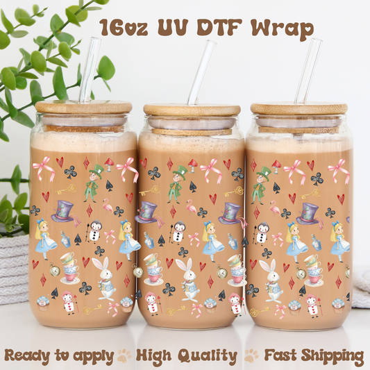Watercolor Al -16oz UV DTF Wrap