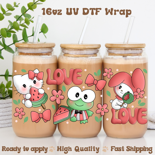 Watermelon - 16oz UV DTF Wrap