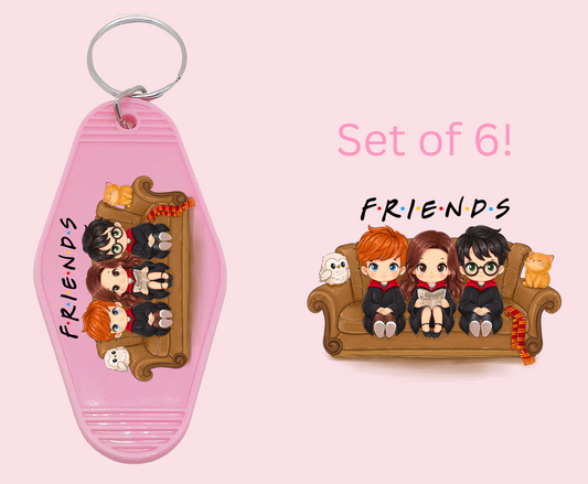 Wizards F- UV DTF Motel Keychain Decal